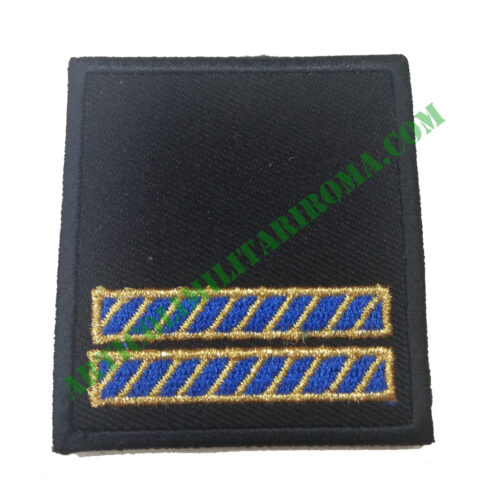 grado velcro blu aeronautica militare maresciallo seconda classe