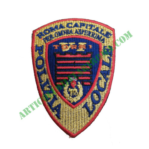 PATCH RICAMATA VI TORRI POLIZIA LOCALE ROMA