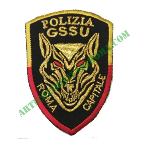 PATCH VELCRO POLIZIA LOCALE ROMA GSSU