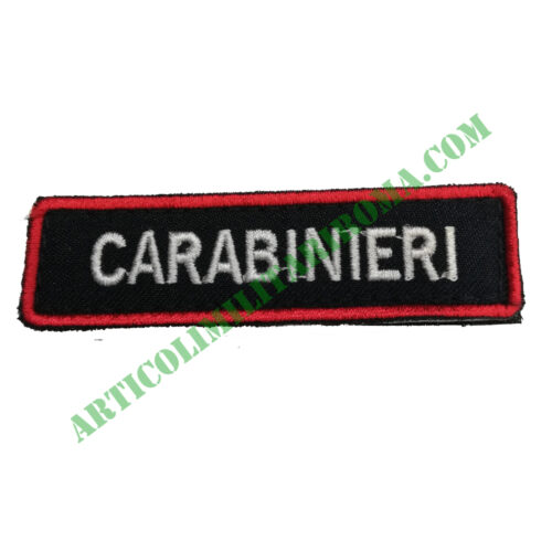 SCRITTA VELCRO POLO CARABINIERI