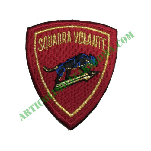 PATCH SCUDETTO VELCRO SQUADRA VOLANTE POLIZIA DI STATO