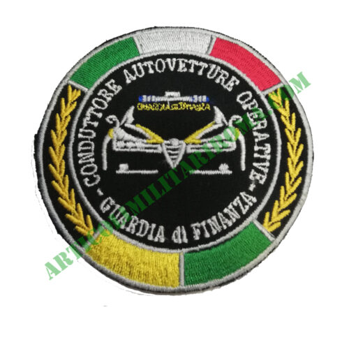 PATCH TONDA VELCRO CONDUTTORE GUIDA OPERATIVA GUARDIA DI FINANZA