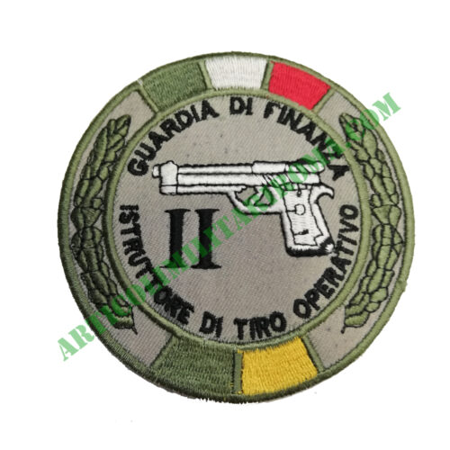 PATCH TONDA VELCRO ISTRUTTORE TIRO SECONDO LIVELLO GUARDIA DI FINANZA