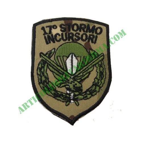 PATCH VELCRO AERONAUTICA 17 STORMO INCURSORI