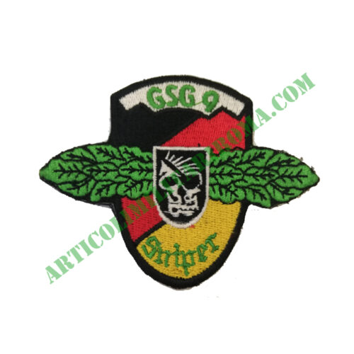 PATCH VELCRO GSG9 SNIPER ANTI TERRORISMO GERMANIA