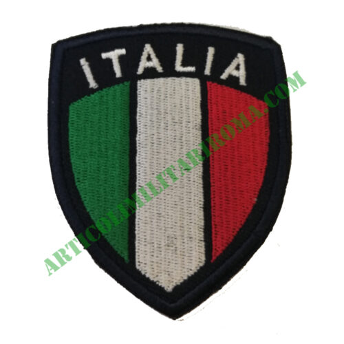 SCUDETTO ITALIA VELCRO BLU