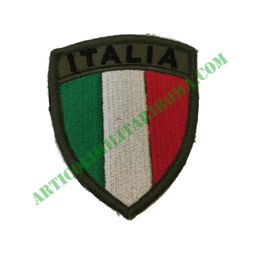 SCUDETTO ITALIA VELCRO VERDE