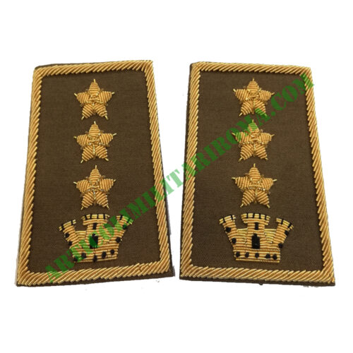 TUBOLARI CAMICIA RICAMATI ESERCITO COLONNELLO