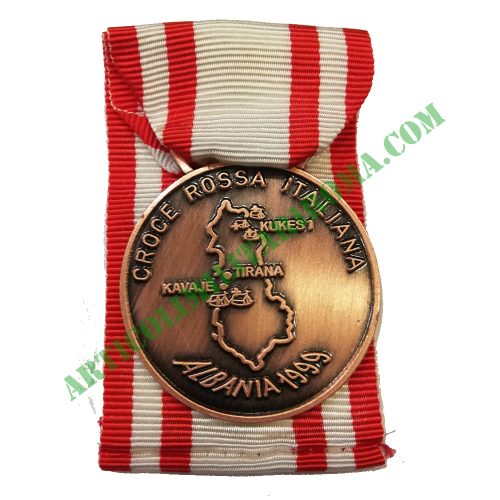 MEDAGLIA ALBANIA CROCE ROSSA ITALIANA