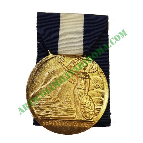 MEDAGLIA LUNGA NAVIGAZIONE ORO MARINA MILITARE