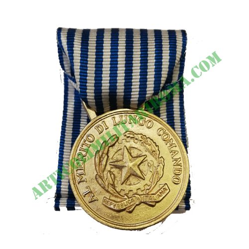 MEDAGLIA LUNGO COMANDO ORO ESERCITO AERONAUTICA MARINA CARABINIERI