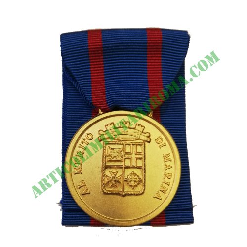 MEDAGLIA MERITO ORO MARINA MILITARE