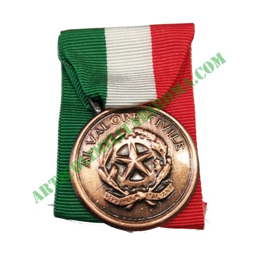 MEDAGLIA VALOR CIVILE BRONZO