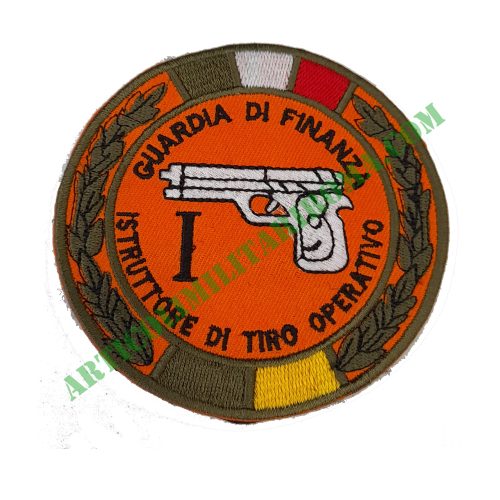 PATCH TONDA VELCRO ISTRUTTORE TIRO GUARDIA DI FINANZA