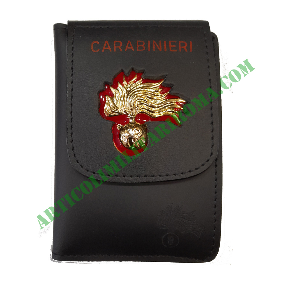 PORTATESSERE CARABINIERI FIAMMA ORO Articoli Militari Bellettati Roma