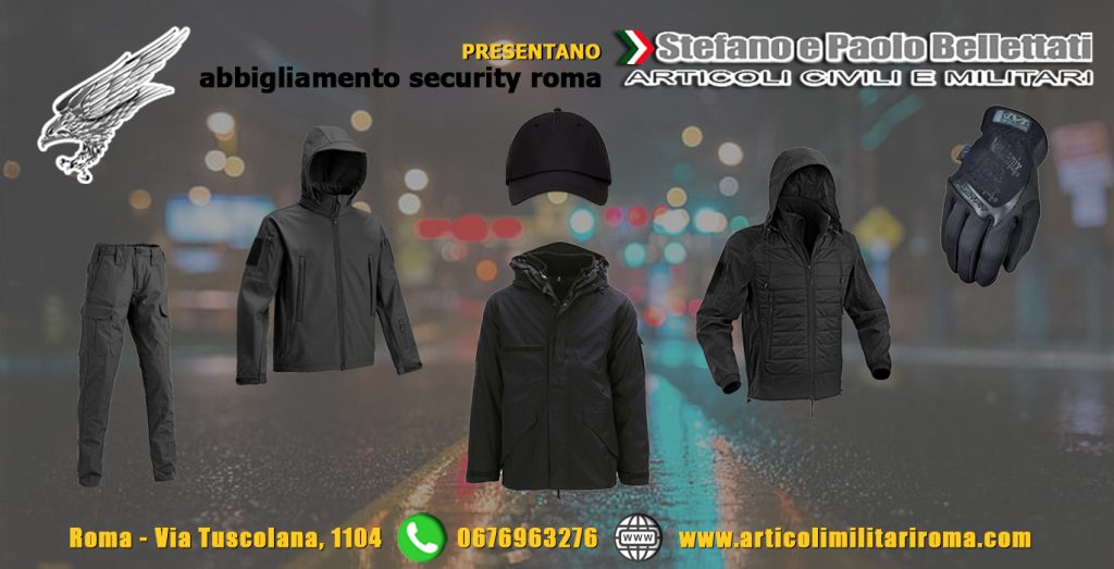 Scopri di più sull'articolo Negozio abbigliamento security Roma