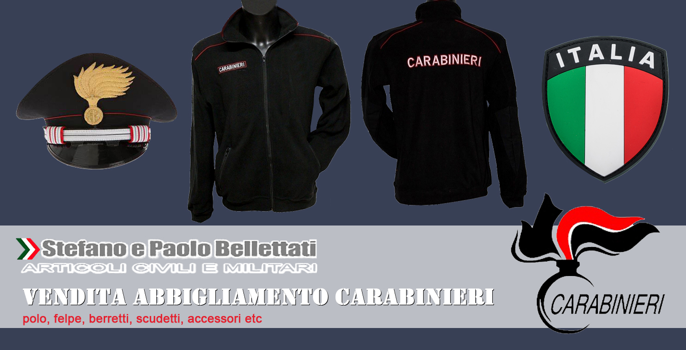 Abbigliamento ufficiale Arma dei Carabinieri - Articoli Militari Bellettati  Roma