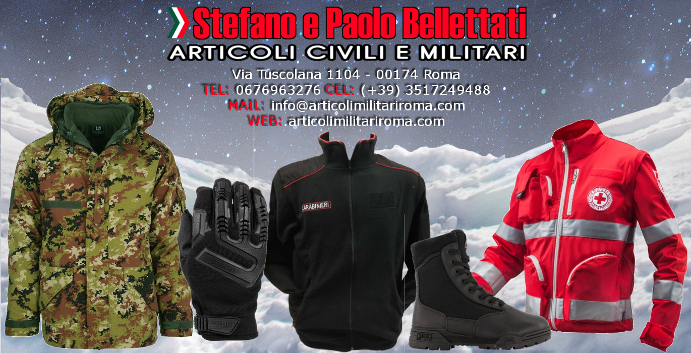 Abbigliamento militare e outdoor