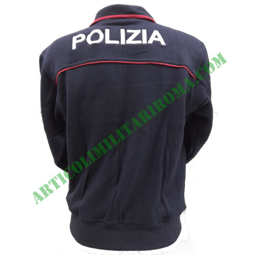 FELPA POLIZIA DI STATO ZIP INTERA