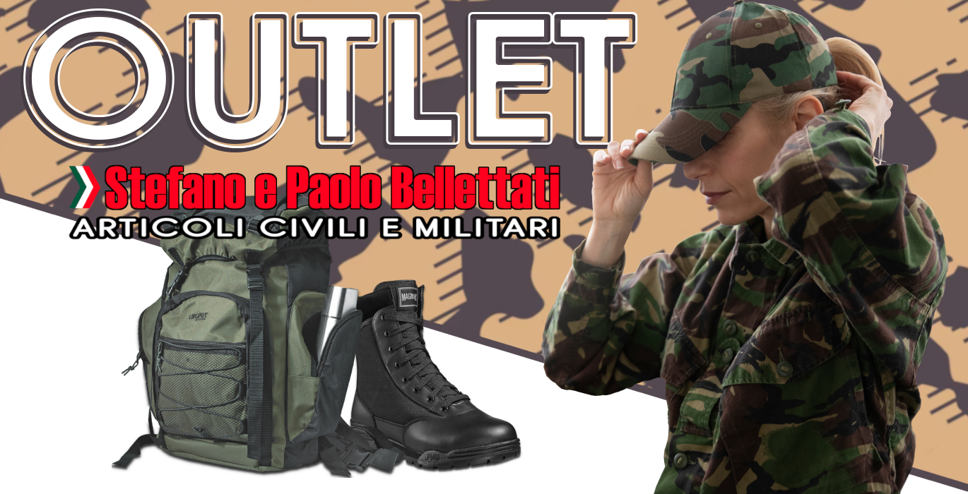 Al momento stai visualizzando Reparto outlet di articoli militari