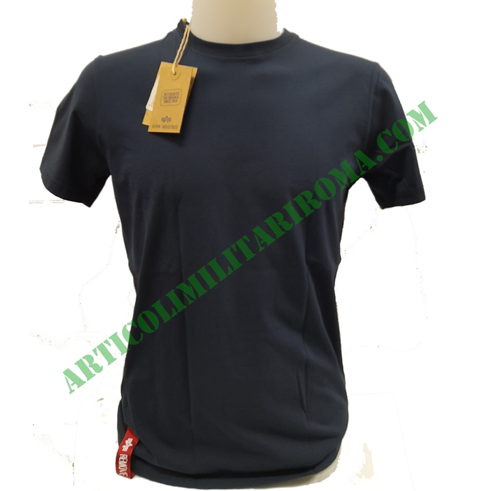 ALPHA INDUSTRIES BLOOD CHIT BLUE SOLO TAGLIA S - immagine 2