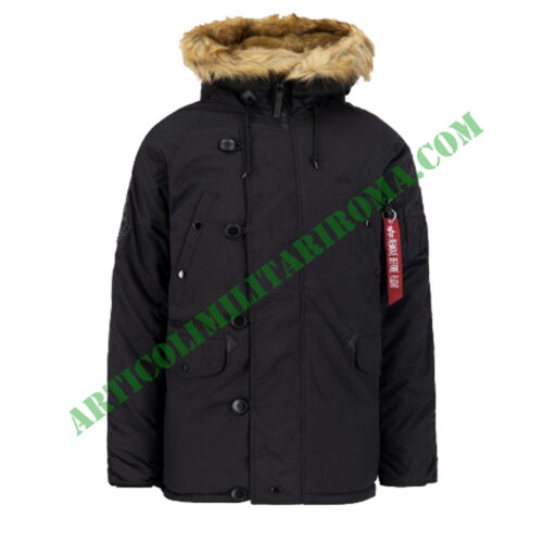ALPHA INDUSTRIES EXPLORER BLACK TAGLIA XXL