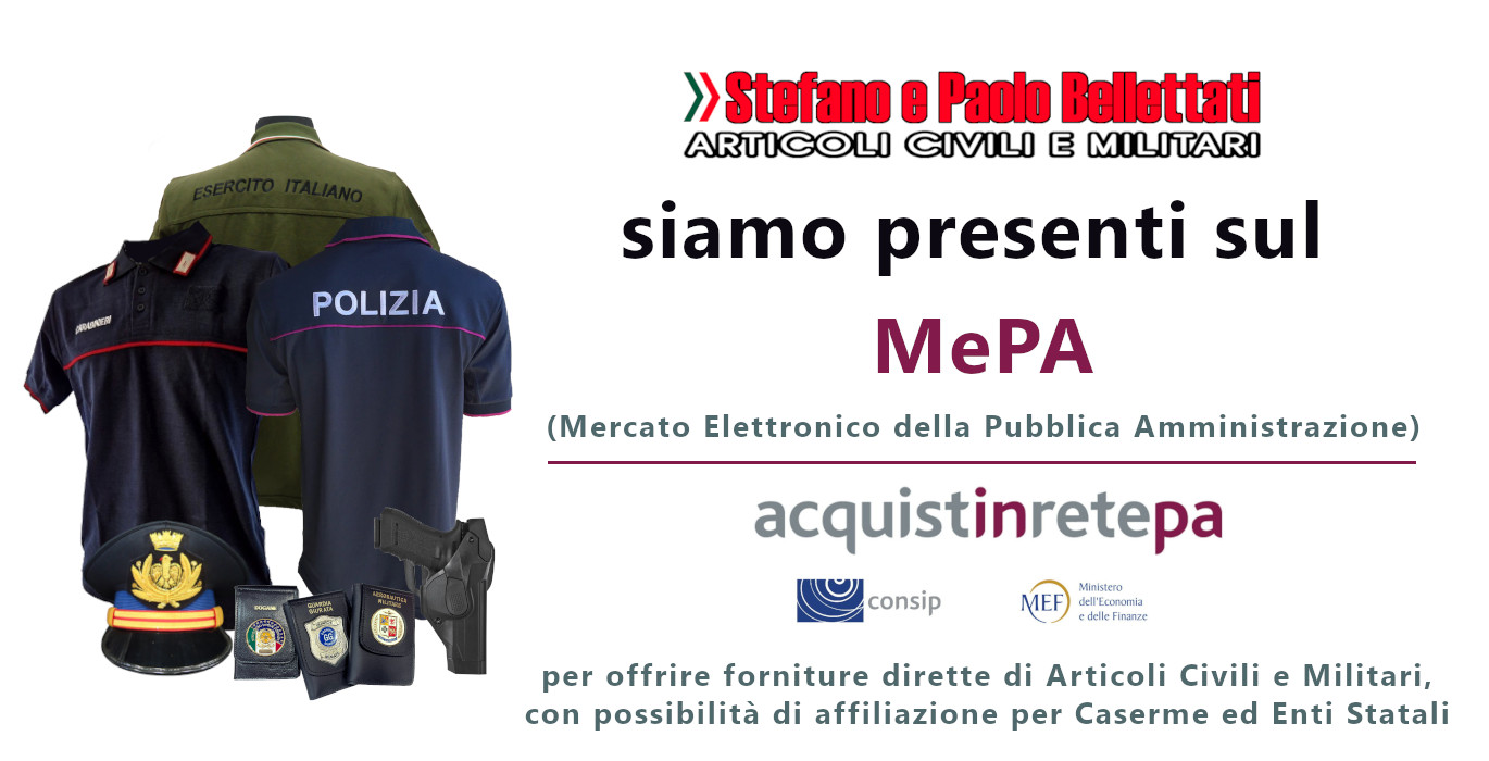 Al momento stai visualizzando Articoli Civili e Militari Bellettati è abilitato al MePA