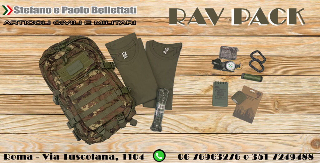 raw pack militare roma