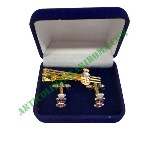 KIT FERMACRAVATTE GEMELLI CARABINIERI
