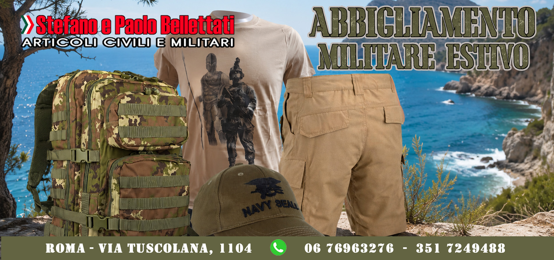 abbigliamento militare estivo 2026