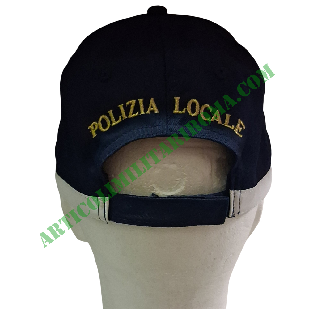 BERRETTO COTONE POLIZIA LOCALE ROMA - immagine 3