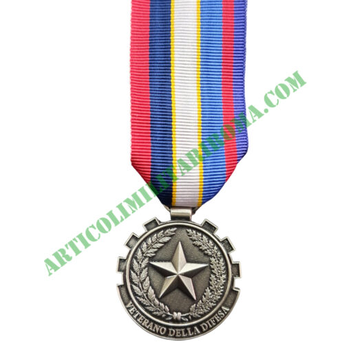 MEDAGLIA MERITO VETERANO DELLA DIFESA