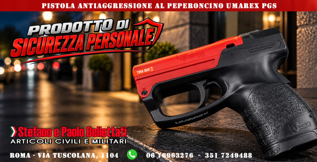 Pistola antiaggressione al peperoncino Umarex PGS